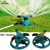Resim WONGIRL 360 ° Döner Bahçe Sulama Sistemi - Dayanıklı Plastik, Verimli Çim ve Bitki Sulama için Kolay Kurulum, Uygun, Turkuaz Renkli, Ayarlanabilir Akış Hızı, Su Tasarruflu Tasarım, Bahçe Sulama Aracı | Dönen Sulama Sistemi | Eşit Dağılım, Çimler için Sulama Sistemleri, WONGIRL 