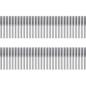 Resim 40 Adet Testere Bileyici Taş Elmas Kaplı Silindirik Çapak Parlatma Taşlama Aracı Taşlama Uçları, 5/32 Inç/4 mm (Yurt Dışından) 