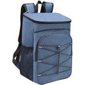 Resim Mikemarket11 Termos Çanta Sırt Çantalı Soğutucu, Su Geçirmez Mavi Gri/siyah , 420x290x190mm, Kamp Piknik Mavi 