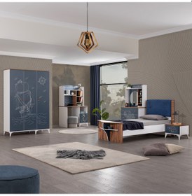 Resim Atlantis Genç Oda Takımı, Dolap, Karyola, Komodin, Şifonyer, Masa 