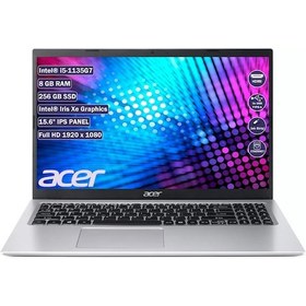 Resim Acer Aspire 3 NX.ADDEY.004 i5-1135G7 8 GB 256 GB SSD 15.6" Dos FHD Touch Dizüstü Bilgisayar 