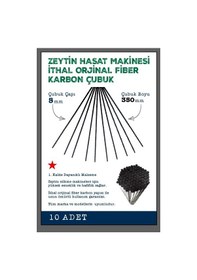 Resim Zeytin Hasat / Silkme Makinası Karbon Fiber Çubuk 5 Mm 10 Adet 