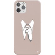 Resim iPhone 11 Pro Max Kravat Telefon Kılıfı 