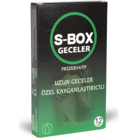 Resim S-Box Geceler Özel Prezervatif 