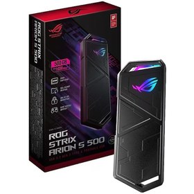 Resim Asus ROG Strix Arion S500 ESD-S1B05 500 GB Type-C RGB Taşınabilir SSD 