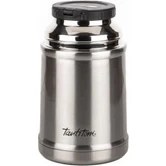 Resim Tantitoni Gri Paslanmaz Çelik Kaşıklı Yemek Termosu 700ML 