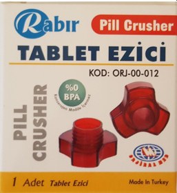 Resim Rabır Tablet Ezici (BPA İçermez, Hijyenik) 
