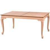 Resim Mavikoltukdöşeme Ms - Msa 207 / 170 Cm Lükens Sabit Yemek Masası Cilasız Ham Ahşap 