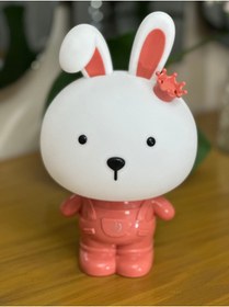 Resim Prozen TAVŞAN Dekoratif 3 Kademe Led Işıklı Çocuk Masa Gece Lambası 