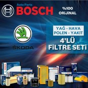 Resim Skoda Fabia 1.4 Bosch Filtre Bakım Seti 2000-2003 Ame (495329464) 