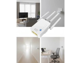 Resim WİderMarkt 4 Antenli Wifi & Internet Güçlendirici Mini Router – Geniş Kapsama,sinyal Güçlendirici 