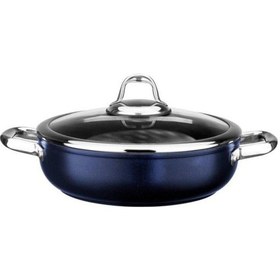 Resim Leggno Master Titanium 24Cm Sığ Tencere Metalik Mavi - Mst2828St2 