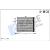 Resim Kale 342505 - Klıma Radyatoru Bmw S63 N63 E70 E71 F15 F16 G05 G06 