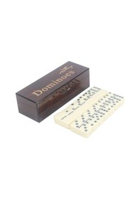 Resim Lüks Ahşap Kutulu Türkiye Logolu Premium Domino Seti 28 Parça 6 Çift Aile Oyunu Yeni Yıl Hediyesi -d 