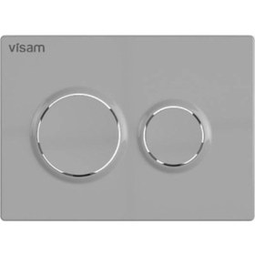 Resim VİSAM OLİMPOS MAT KROM KUMANDA PANELİ Mat Krom 