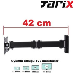 Resim tarix WB-03 Küçük Tv'ler(17"-27")için Hareketli Askı Aparatı 