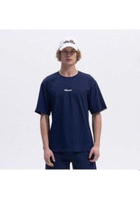 Resim Ellesse Em391-nv Bisiklet Yaka Erkek T-shirt - Lacivert 