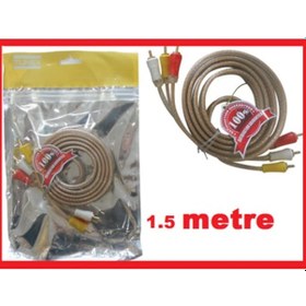 Resim 3 Rca 3 Rca Video Audio Görüntü Ses Aktarim Ses Sistem Anfi Kablo 