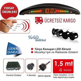 Resim Türkçe Konuşan Park Sensörü 4 Gözlü 