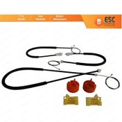 Resim Citroen C3 Pluriel Cabrio 2003-2010 İçin Ön Kapı Cam Kriko Seti 
