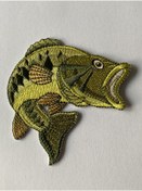 Resim StüdyoÜmitTişört Balık,Alabalık,Levrek,Fish,Deniz,Sea,Fishing,diving,outdoor patch,peç,aksesuar,arma ve kot yaması 