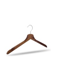 Resim Nyn Ahşap Askı Elbise Gömlek Askısı Ceviz Renk 38 Adet 