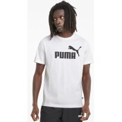Resim Puma ESS Logo Tee Beyaz Erkek Kısa Kol T-Shirt 