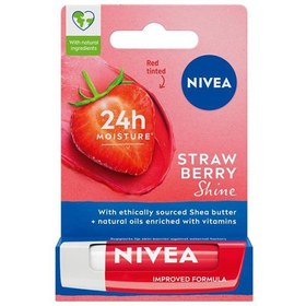 Resim Nivea Lip Stick Çilek Aromalı 4,8 gr 