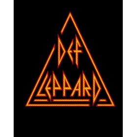 Resim Def Leppard Logo 2 Büyük Sırt Patch Yama 