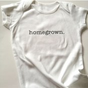 Resim Genel Markalar Homegrown Baskılı Beyaz Kısa Kollu Zıbın 