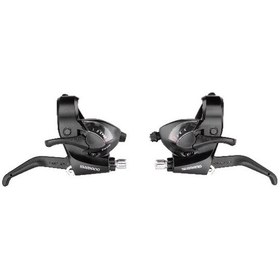 Resim Shimano Stef41 Vites Fren Kolu 3x7 Li Set 