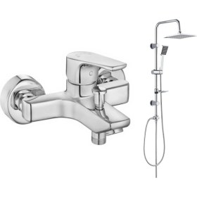 Resim Eca Niobe Banyo Bataryası Tema Quadro Tepe Duş Takım 2'li Set 