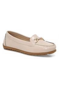 Resim Butigo 25S-118 5FX Pudra Kadın Loafer 