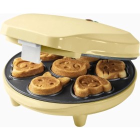 Resim Bestron Mini Hayvan Motifli Waffle Makinesi ve 700 ml Ölçekli Hamur Dozajlayıcı 