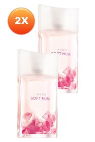 Resim Avon Soft Musk Kadın Parfüm Edt 50 Ml. İkili Set 