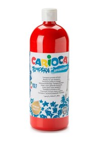 Resim Carioca Tempera Boya - Kırmızı (süper Yıkanabilir) 1000ml - 1350g 