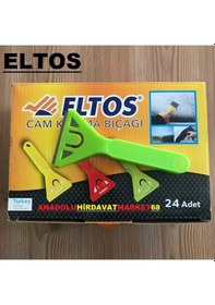 Resim Eltos Cam Buz Kazima Biçaği Yer Kazima Temizleme Biçaği 24 Adet 