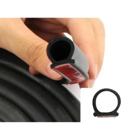 Resim Gözdeler Bantlı Kapı Fitili ( Çap-18mm) Bantlı Sünger - D Tipi Fitil ( 1 Adet = 1 Metre ) 