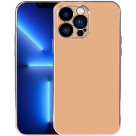 Resim iPhone Uyumlu 13 Pro Max Kılıf A+ Goldy Tarz Kapak 