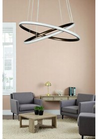 Resim Rings 2'li Bronz Renk Modern Tasarım - Yatak Odası - Salon - ... Bronz 