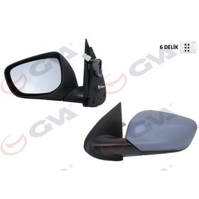 Resim Gva 1043383 Dış Dikiz Aynası Sol C-elysee-301 13 Elektrikli Isıtmalı Astarlı Konveks 5 Fiş Vm-512ehpsr 98005089xt-1609064880 