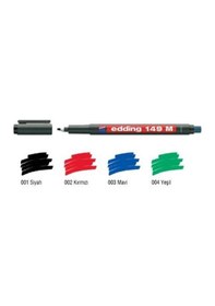 Resim Edding Asetat Kalemi M Seri 149m 1.0 MM Siyah 