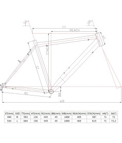 Resim Carraro Active 290 490H 28" 21-V Vb Mat Siyah-Sarı-Yeşil Trekking Bisikleti 