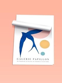 Resim Zestia Çerçevesiz Poster, Uçan Kuş Figürü - Matisse Galeri, Salon Dekoru Poster No: 101935 21 x 30 