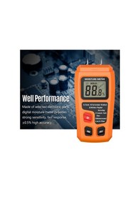 Resim Springsun Lcd Ekranlı Dijital İğne Nem Ölçer - Ahşap, Yapı Malz. Ve Parke İçin 