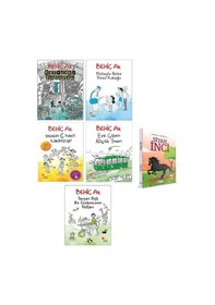 Resim Çatıdaki Gezegen - Eve Giden Küçük Tren - Yaşasın Ç Harfi Kardeşliği - Siyah İnci 6 Kitap Set 