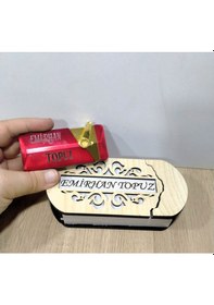 Resim Çakmak Kişiye Özel İsim Yazılı Ve Mdf Tasarım Kutulu No:199 