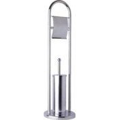 Resim Büdü Discount Ayaklı Tuvalet Fırça Seti Metal 1440 EF.065*4 