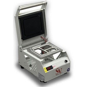 Resim Sönmez Manuel Kase Kapatma 3 Gözlü Eko Model Tabak Kapatma Makinesi Beyaz 