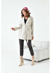 Resim Ftz Kadın Deri Ceket Beige 30917-beige Bej 